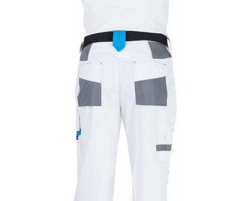 Брюки мужские рабочие летние "Старт" белые с серым
