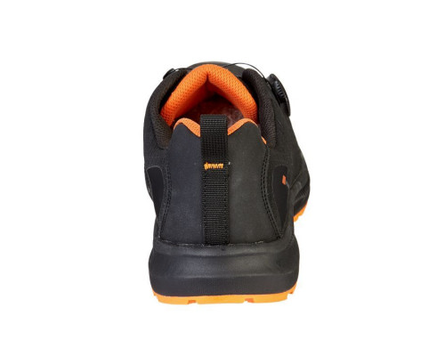 Полуботинки "Футгард" с системой быстрой шнуровки, цв. чёрно-оранжевый, КП, ЭВА/Резина